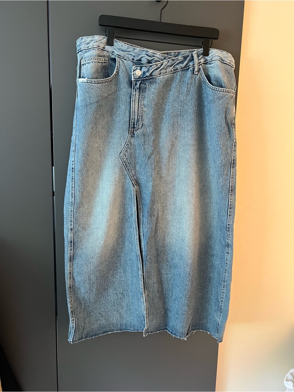 Zara Blue Denim Skirt